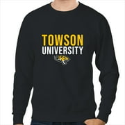 towson university tigers stacked pullover Sweatshirt, Trending Unisex Cotton Sweatshirt