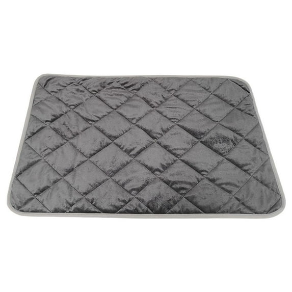 toysmalle Self Heating Pets Pad Dogs Kitten Puppy Comfort Cats Soft Self Warming Gray 40x50cm
