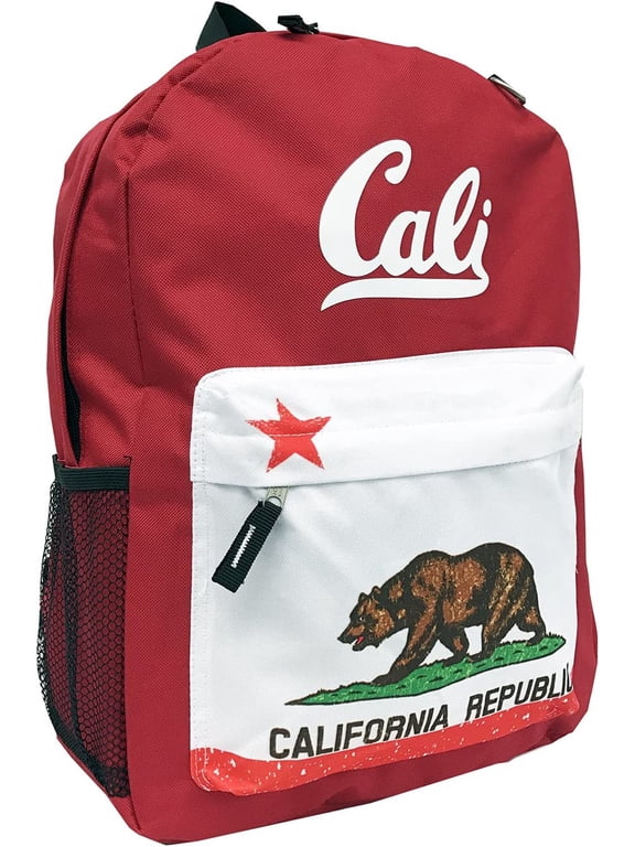 California Backpack Classic Everyday Pack Red