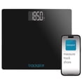 thumbnail image 1 of Trackstar Wide-Platform Black Digital Weight Scale 550 lb Weight Capacity Trackstar Monitoring App Bluetooth iOS & Android Compatible Measure, Track, and Share Results, 1 of 12