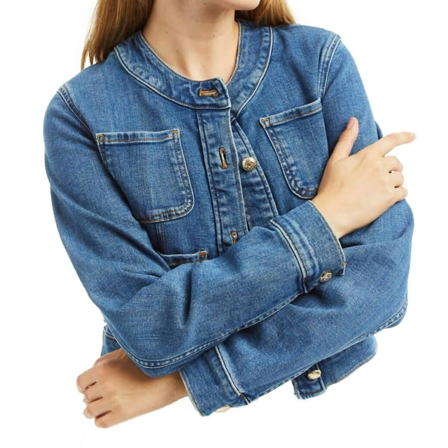 Tractr Coco Patch Denim Jacket