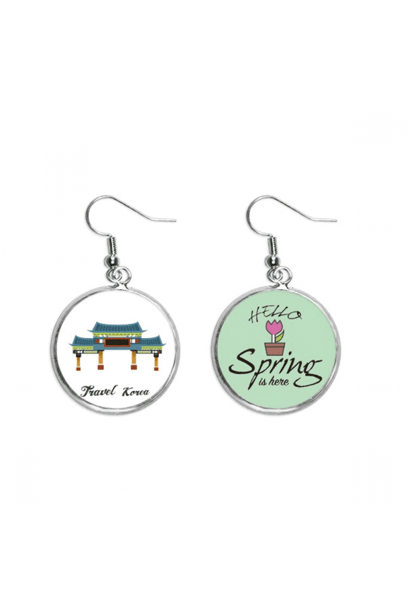 traditional arch in korea decoration dangle season sp earring jewelry