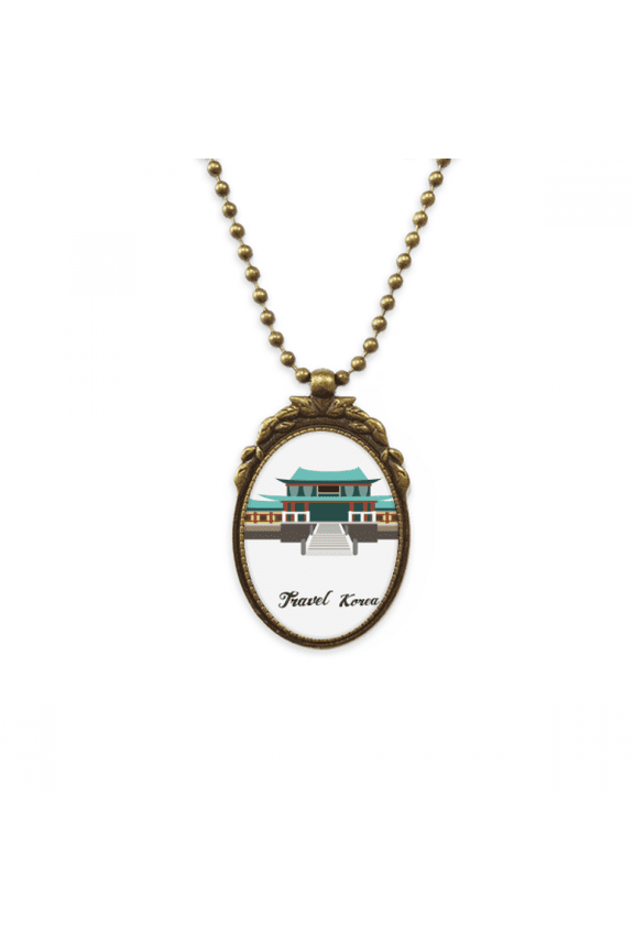 traditional in korea antique necklace vintage bead pendant keychain