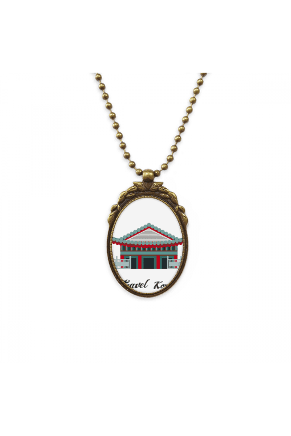 traditional in korea antique necklace vintage bead pendant keychain