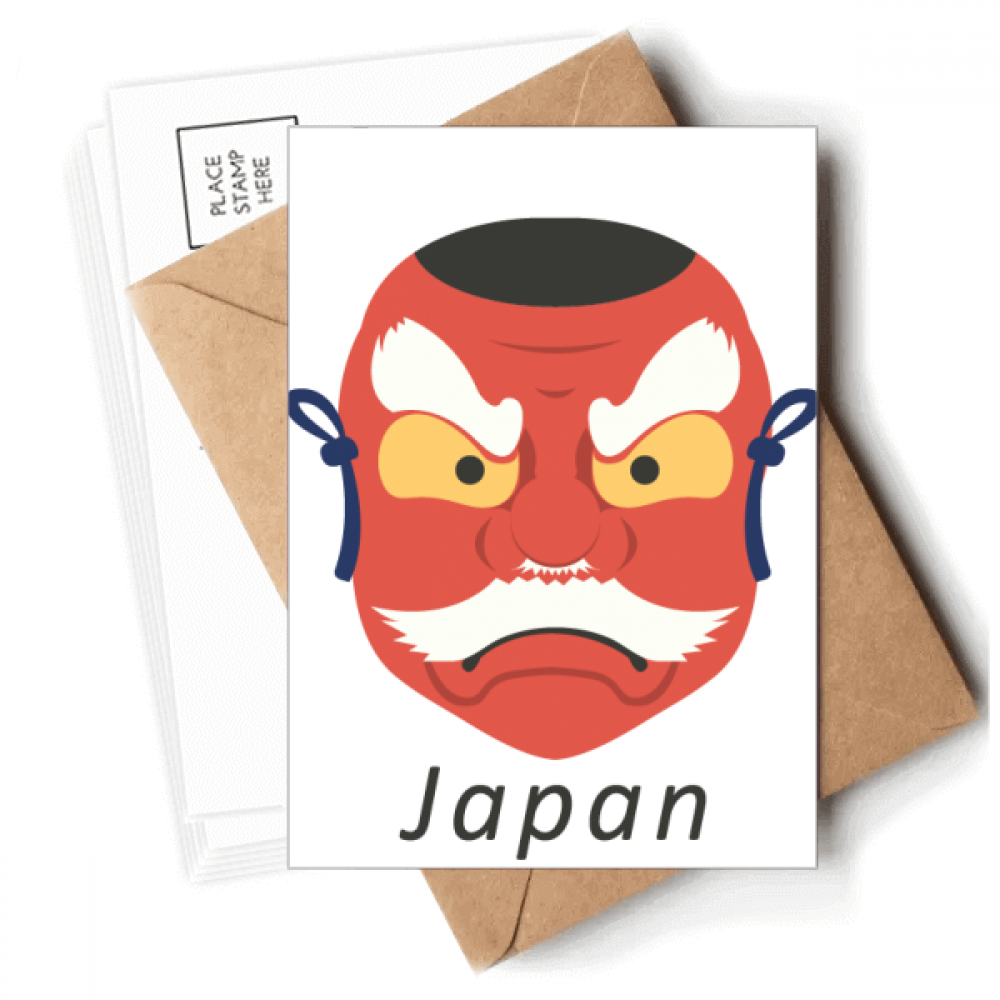 traditional japanese local  head Postcards Envelopes Blank Note Cards Mailing