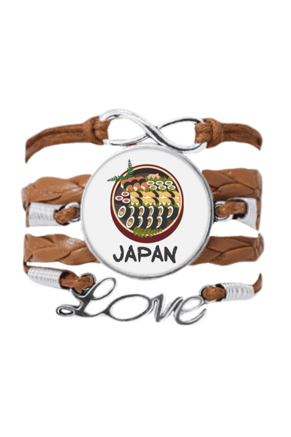 traditional japanese tasty sushi bracelet love chain ornament wristband