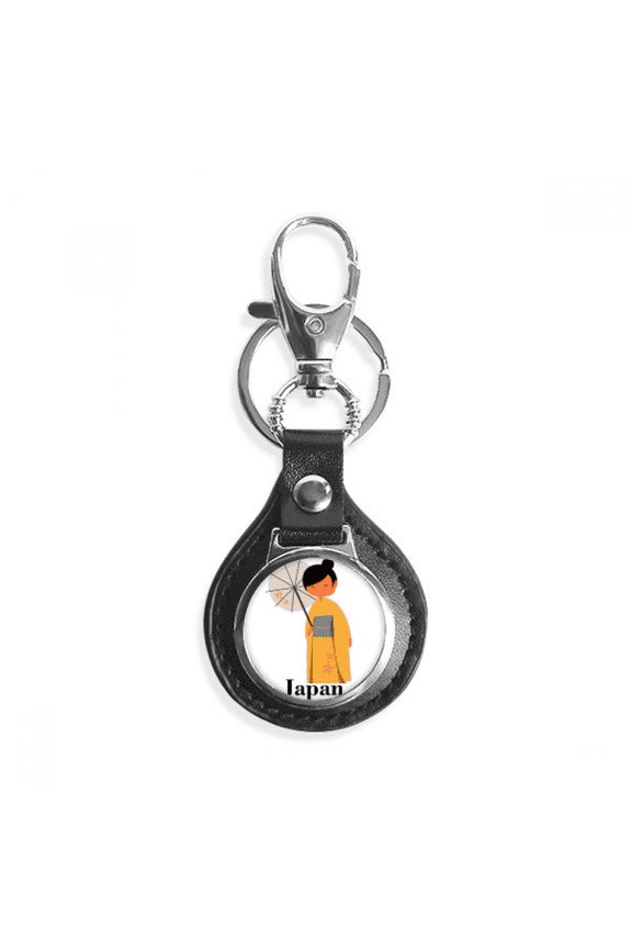 traditional japanese women dress code key link chain keyholder finder hook metal