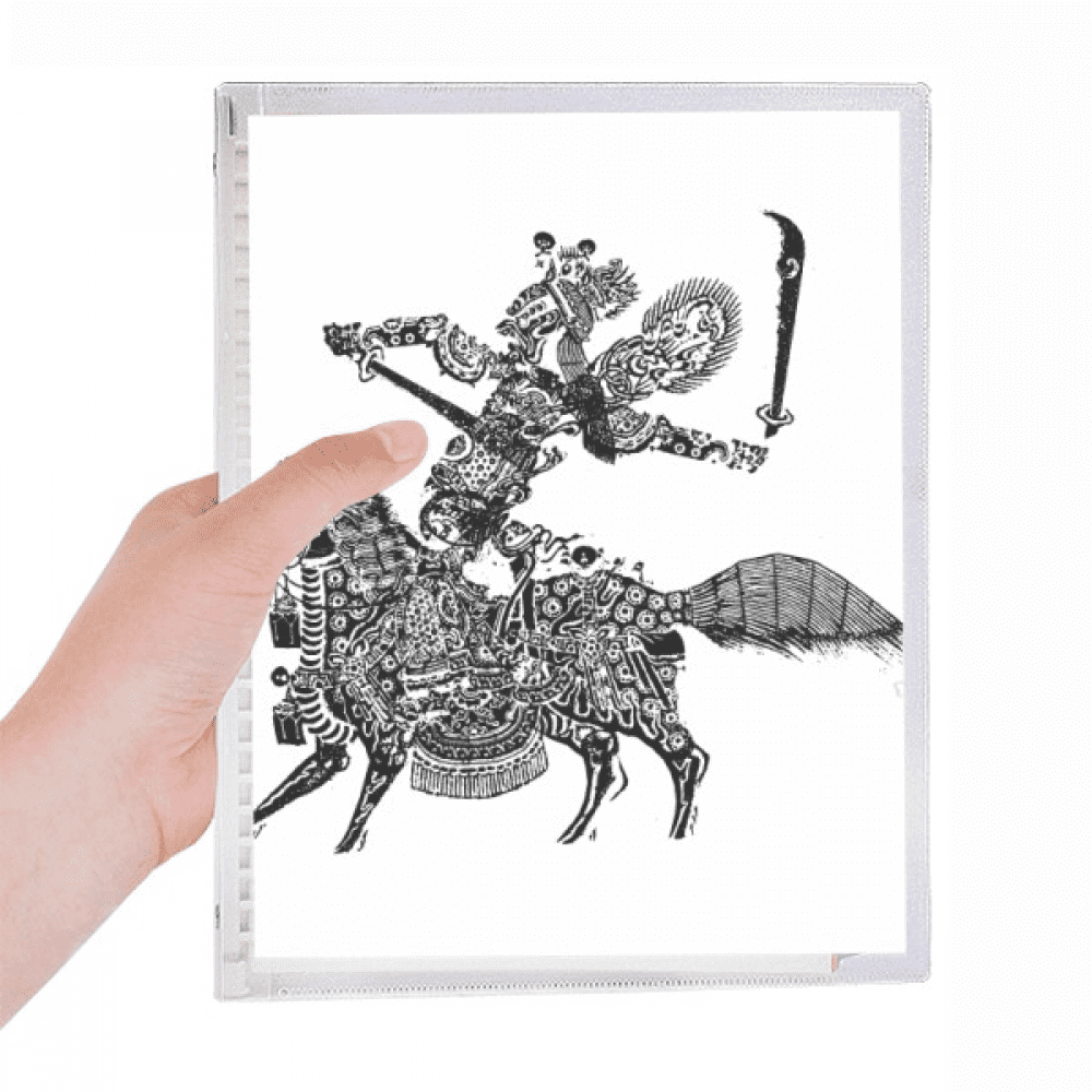 traditional shadow play chinese opera female notebook loose diary refillable journal statiry