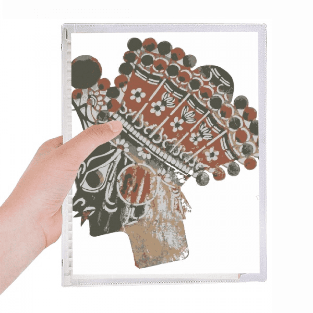 traditional shadow play minority portrait notebook loose diary refillable journal statiry