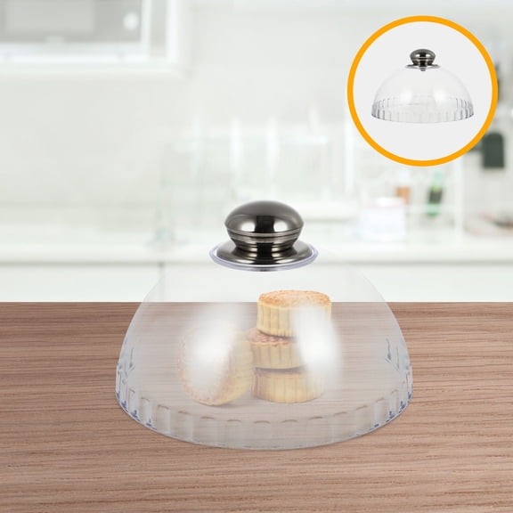 PENIKOKO Clear Plastic Food Cover Dome for Kitchen and Home Use, Food Protector Lid for Plates and Bowls