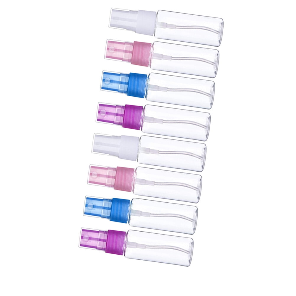 travel bottles 8Pcs 15ml Transparent Squeezable Dispensers Perfume