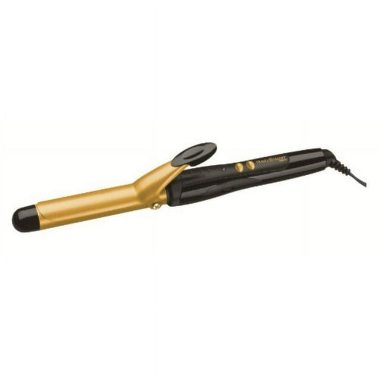 travel smart by conair 1 ceramic curling iron gold black