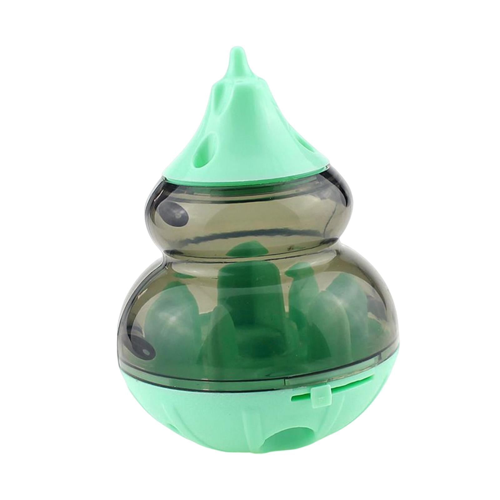 treat Toy Tumbler Ball, Pets Tumbler Leaking Food Toy Dog Puzzle Toy, Food Puzzles Ball for Dogs treat Ball for Slow Eating Pets Green