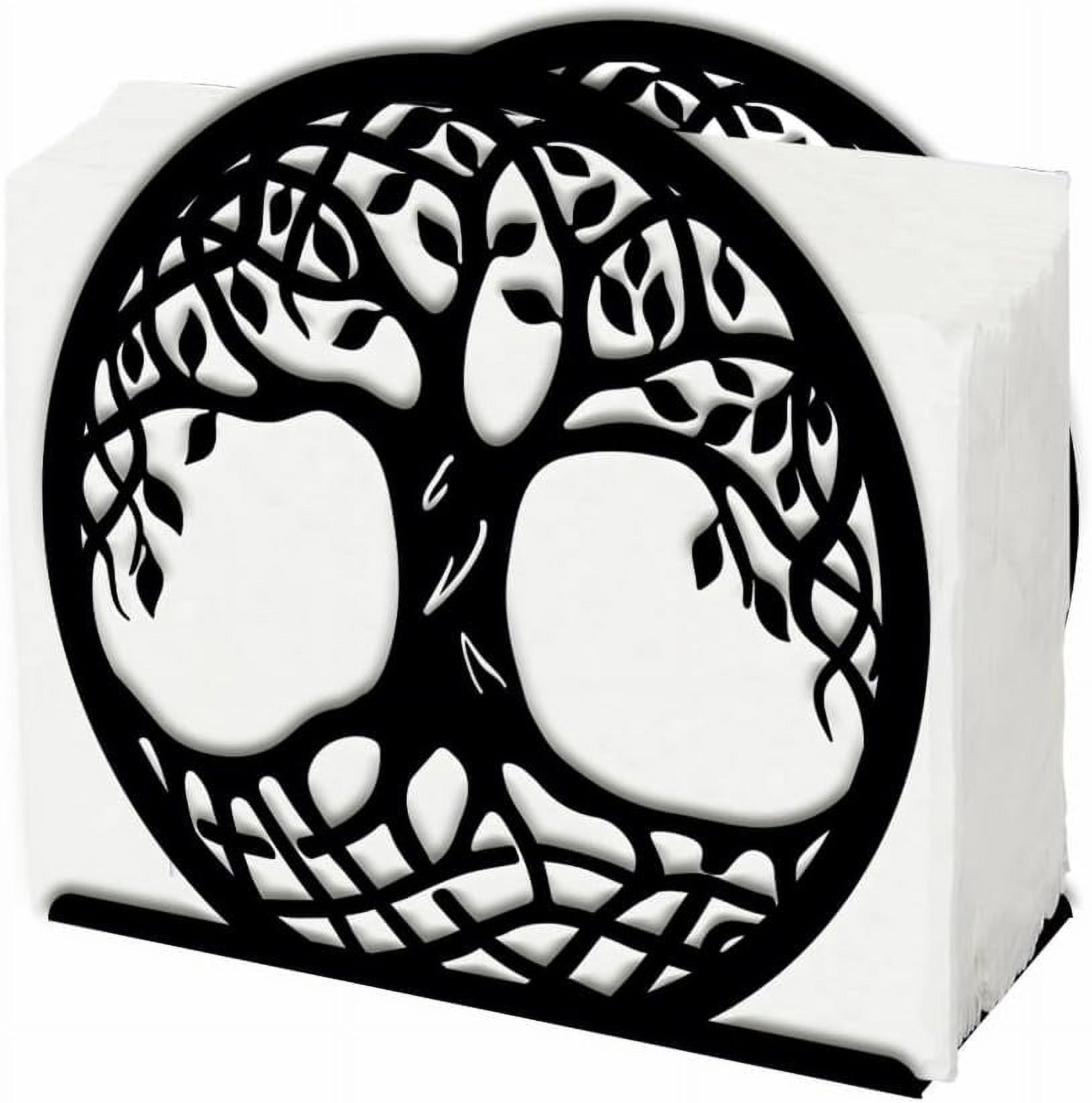 tree of Life Napkin Holder for Tables Iron Napkin Holder Freestanding ...