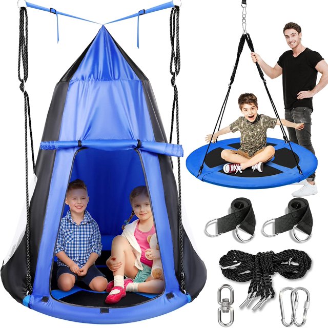 tree tent hangout for kids indoor outdoor flying saucer floating