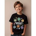 thumbnail image 1 of trendy cool graphic t shirt for kids featuring neurodiversity and awareness, 1 of 8