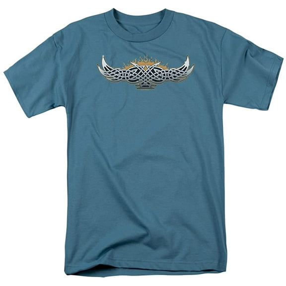 trevco men's celtic wings short sleeve t-shirt, slate, large