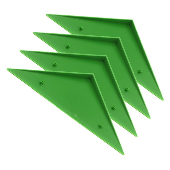 triangle table corner, 4PCS Durable Triangle Foosball Table Football Table Corner Protector Fit for Most Foosball Tables Green