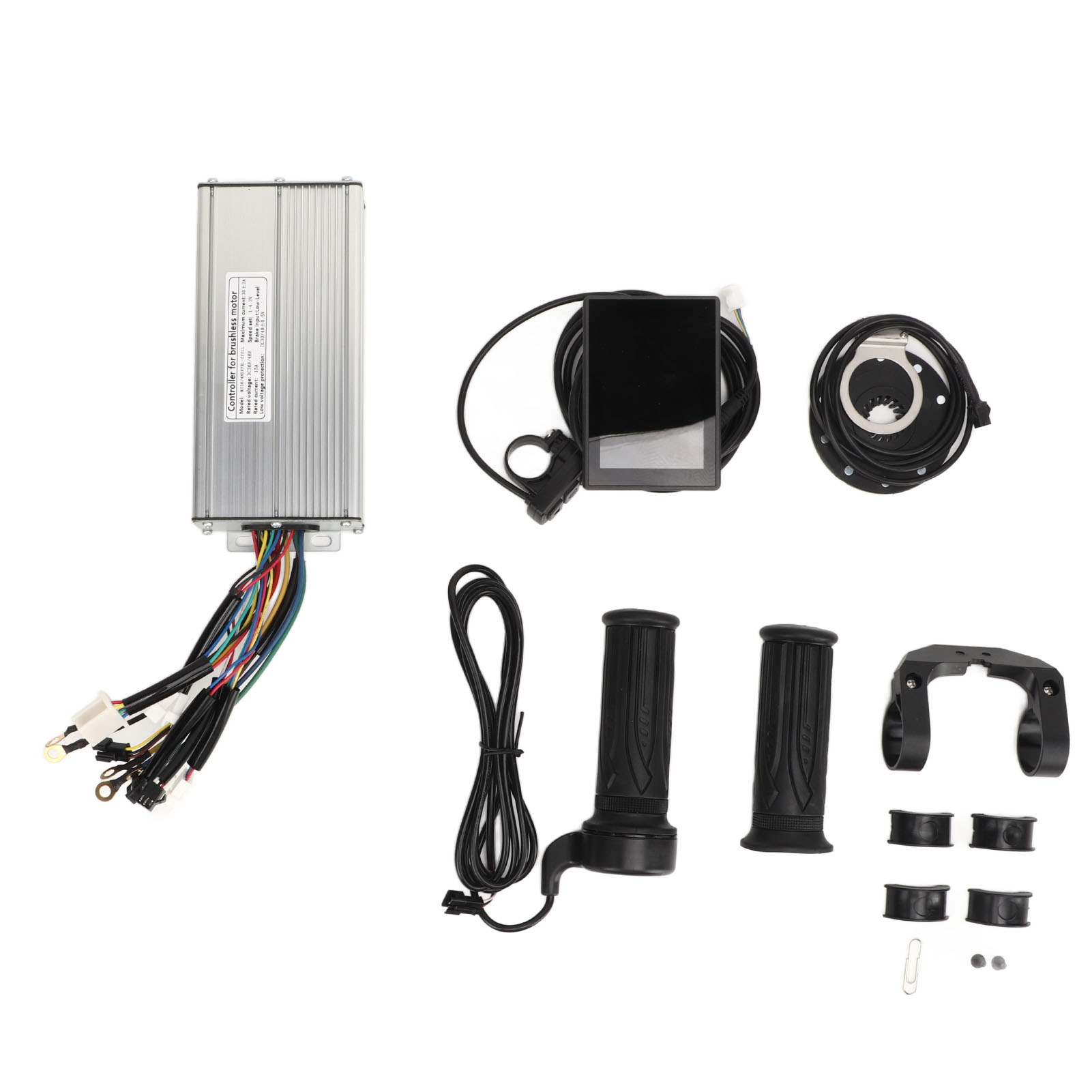 tric 36V 48V 1000W Motor SinWavControll LCD8S Display 10B Pow Assist Ssor Magnic Sht 20X Full Twist Grip ThrottlKit