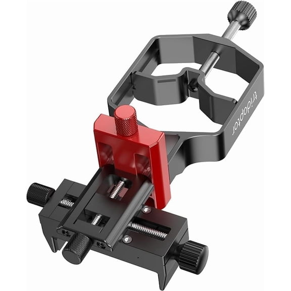 tridaptor - Universal Digiscoping Adapter | High-Precision Phone to Telescope 3-Axis Metal Holder Mount for Spotting Scope Monocular Microscope|Fits 2.4" Eyepiece Max&Most Cell Camera