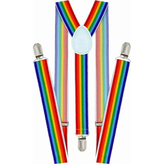 trilece Suspenders for Men - Adjustable Y Back Men's Women's Costume Tuxedo Dress Suspenders - Heavy Duty Strong Clips
