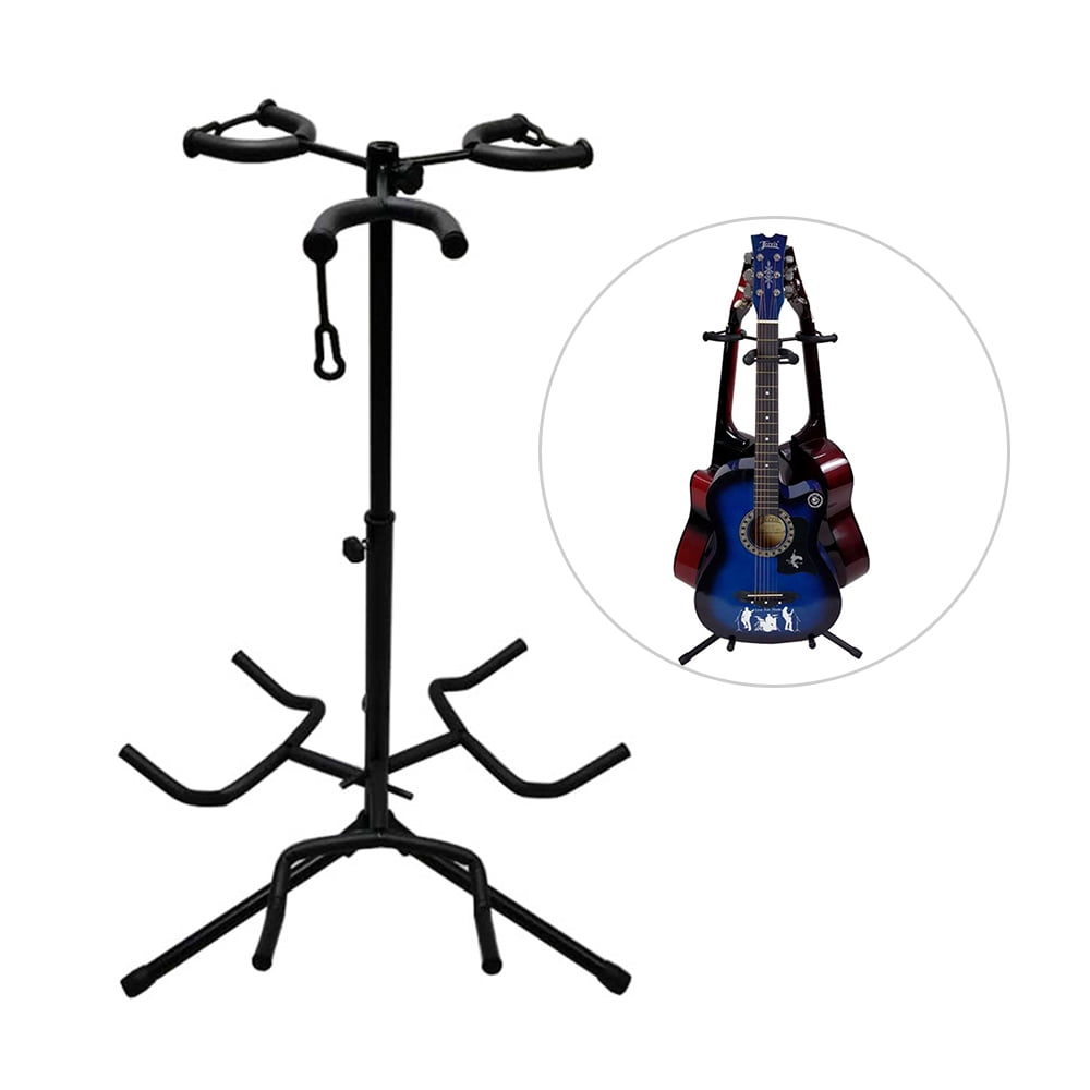 triple guitar stand Guitar Adjustable Multi Guitar Stand 3 Holders String Instrument Floor Tripod Bracket for Acoustic Electric Guitar Bass