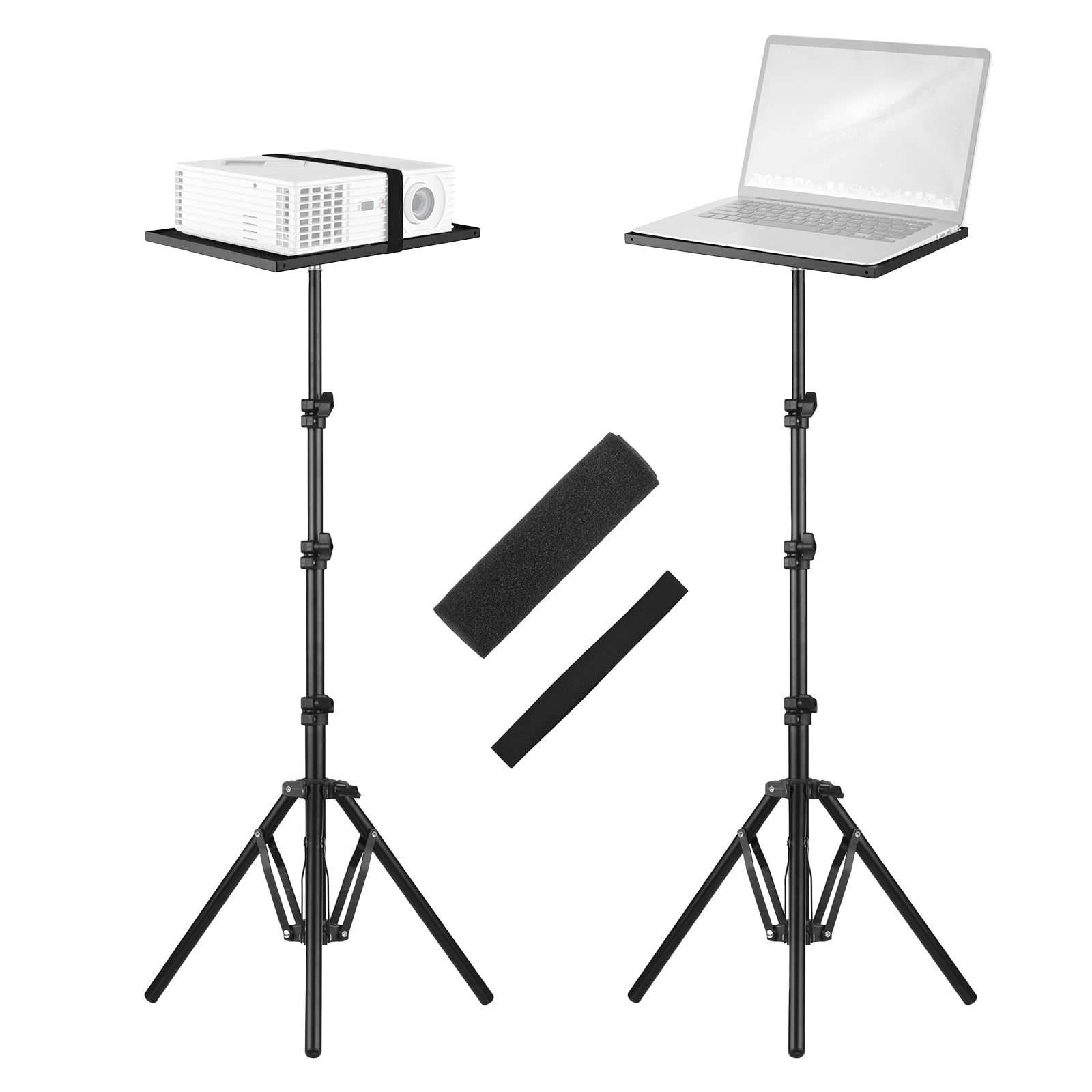 tripod stand for projector For Universal Laptop Projector Tripod Stand & Holder Aluminum Alloy Computer Projector Floor Stand 41-135cm/ 16-53in Ajudtable Height for Stage Studio Outdoor Use