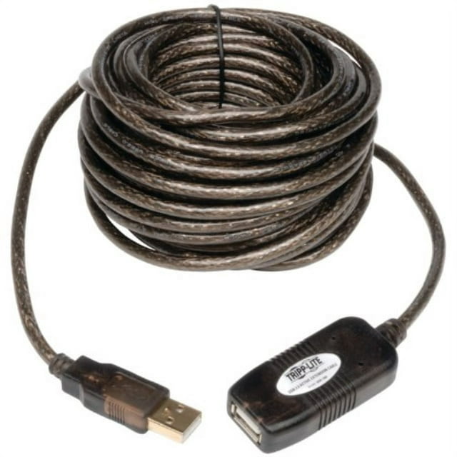 tripp lite usb 2.0 hi-speed active extension repeater cable (a m/f) 10 meter (33-ft.) (u026-10m)