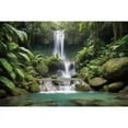 thumbnail image 1 of tropical Jungle Summer Gre Backdrop for Photography Natural Waterfall Holiday Background Photo Booth Shooting Props, 1 of 8