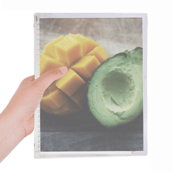 tropical fruit avocado picture notebook loose diary refillable journal statiry