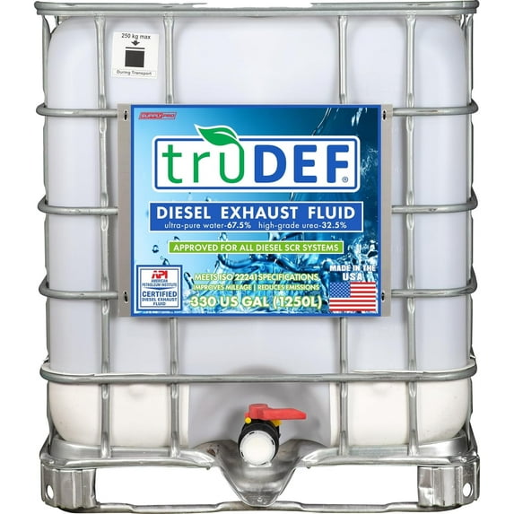 truDEF Diesel Exhaust Fluid Def 330 Gallon Tote - Def Fluid And Container, Diesel Emissions Fluids For Diesel Engines, Def Fluid For Diesels