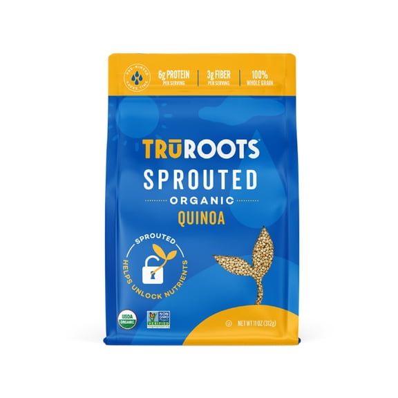 truRoots Organic Spouted Quinoa, Whole Grain, 11oz
