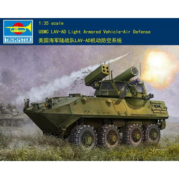trumpeter 1/35 USMC LAV-AD Light Armored Vehicle-Air Defense 00393 E2
