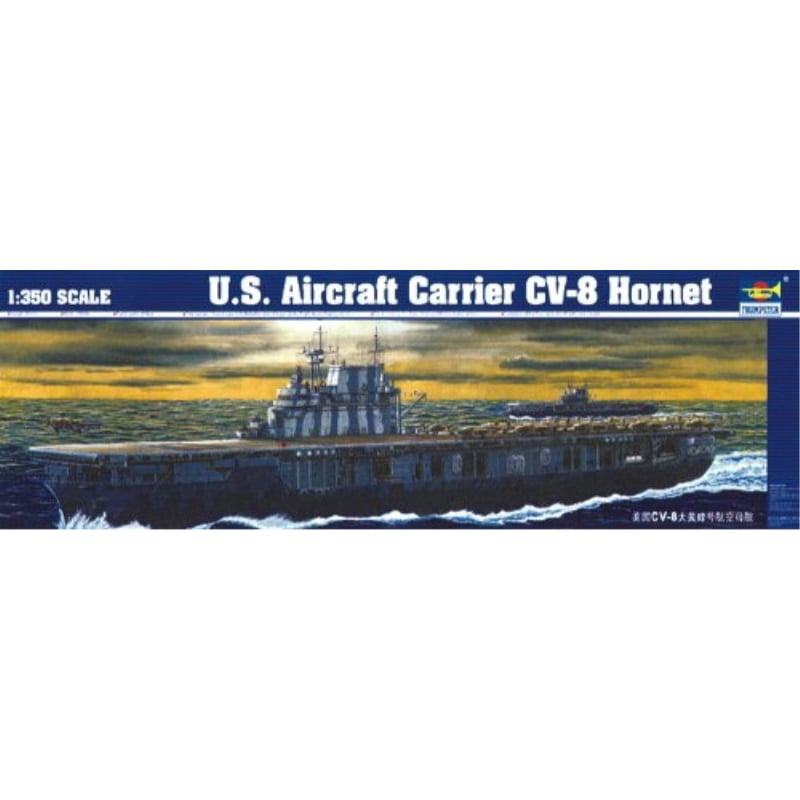 trumpeter 1/350 uss hornet cv8 aircraft carrier model kit - Walmart.com