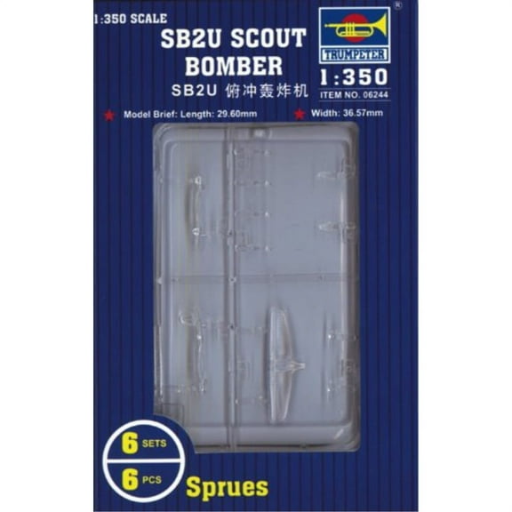 trumpeter sb2u scout bomber aircraft set