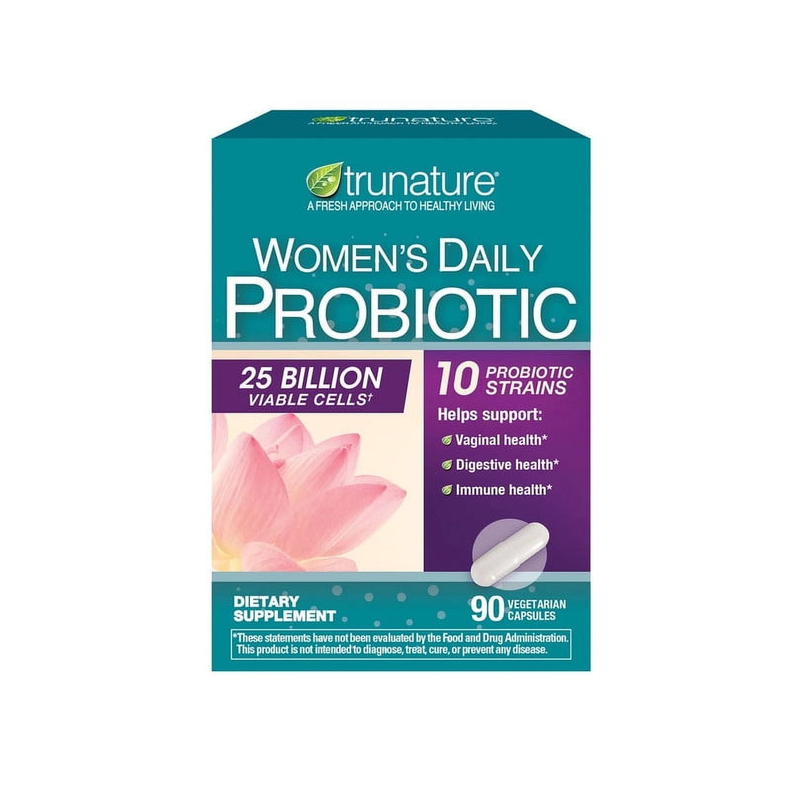 Trunature Women's Daily Probiotic 90 Vegetarian Capsules