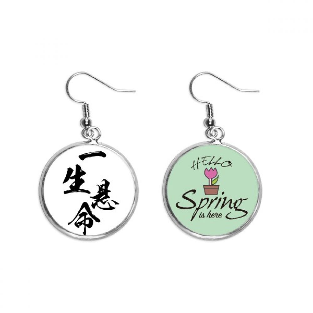 try all your best in japanese decoration dangle season sp earring jewelry