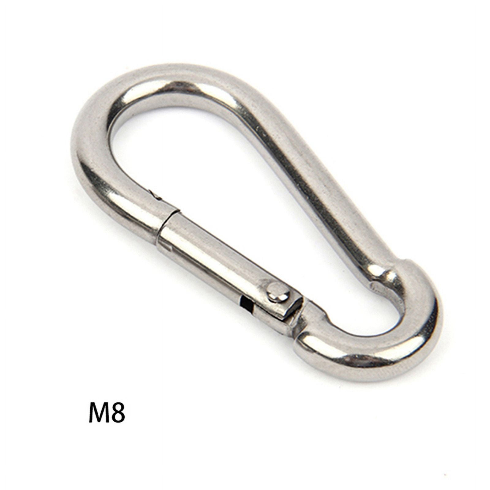 100/200/500Pcs Wholesale Lanyard Clip Spring Clasps Metal Gourd Buckles Dog  Chain Connector Key Chain Hooks Crafts Findings