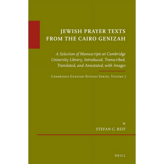 Ãtudes Sur Le Judaïsme Médiéval Jewish Prayer Texts from the Cairo Genizah, Book 66, (Hardcover)