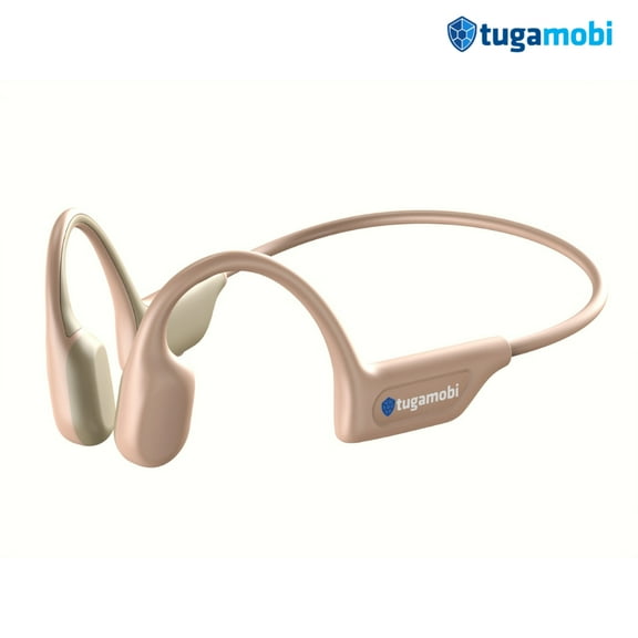 tugamobi SA04 Wireless On-Ear Bone Conduction Headphones with Free 5W Adapter, Beige
