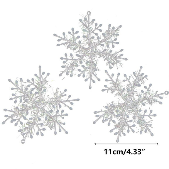 tumgatte Christmas Snowflake Snowflake String Decoration Christmas Tree Decoration Pendant Christmas Snowflake Christmas Decoration B Clearance