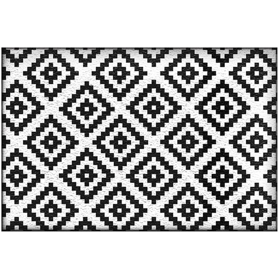 tumgatte Outdoor Plastic Mat Reversible Carpet for Patio Beach Camper RV 50x80cm or 40x60cm Polypropylene Non Slip Easy Clean Portable