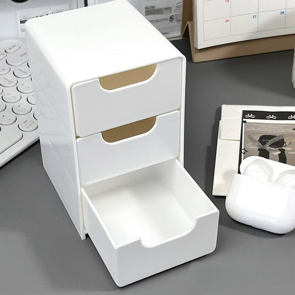 tumgatte Plastic Drawer Storage Organizer Stacking Drawers Stackable Unit with Sliding Drawer for Bedroom Kitchen Under Sink Pantry Bathroom Dorm office Up to 65% off
