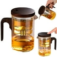 tumgatte Stainless Steel Tea Strainer Glass Floating Teapot Large