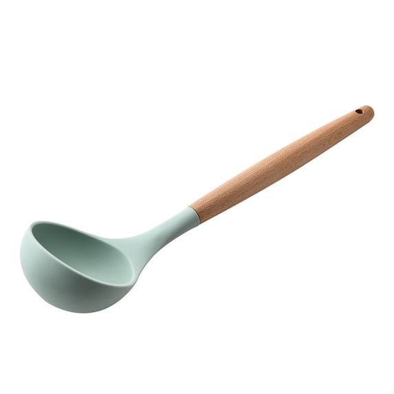 tumgatte Wooden Kitchen Cooking Utensil Set Natural Bamboo Spatula Soup Spoon Scraper Tongs Whisk Heat Resistant Non Stick Friendly