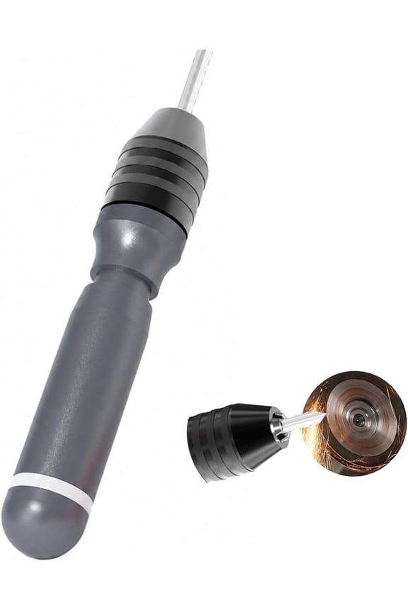 tungsten sharpener, Tungsten Needle Holder for TIG Welding with Rotating Wire Clamp, Secure Clamping Tool Max 6mm Diameter for Argon Arc Welding Electrode Grinding & Resharpening