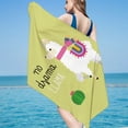 thumbnail image 1 of Tupukom Oversized Microfiber Beach Towels 29.5"x59" Quick Dry Lightweight Multi-Purpose Sand-Free Beach Mat Cruise Accessories Must Haves Vacation Lounge Chair Cover, 1 of 6