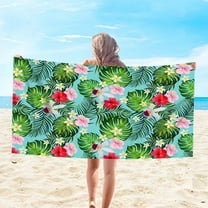 Tupukom Up to 50% Off Beach Towels for Adults 29.5"x59" Machine Washable Fast Drying Non-Slip Backing Beach Blankets for Yoga Camping & Picnic Family Beach Day Gifts