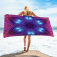 thumbnail image 1 of Tupukom Oversized Microfiber Beach Towels 29.5"x59" Multi-Purpose Use Fade-Resistant Quick Dry Beach Towel for Travel Gyms & Swim Cruise Essentials Summer Vacation, 1 of 8