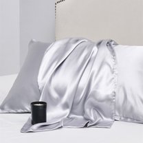 Tupukom Silk Pillowcase for Hair and Skin Machine Washable Breathable Satin Pillowcases with Envelope Closure Mother's Day Gifts Home Bedroom Essentials